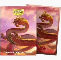 Dragon Shield - Standard Size Dual Matte Sleeves (100 ct.) - Wood Dragon 2024